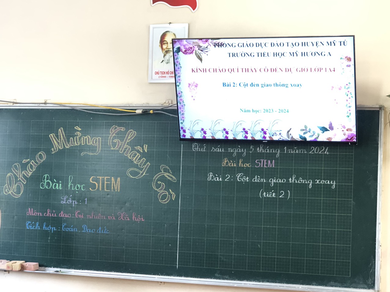 TRƯỜNG TH MỸ HƯƠNG A TỔ CHỨC DẠY BÀI HỌC STEM - KHỐI 1